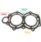 Tohatsu Nissan Parsun Mercury Mercruiser Yamaha CYLINDER HEAD GASKET - For  2-Stroke 6HP 8HP 9.8HP / 27-8036637 27-803663021 - 3B201-0050M - 3B2-01005-0 - RCMA